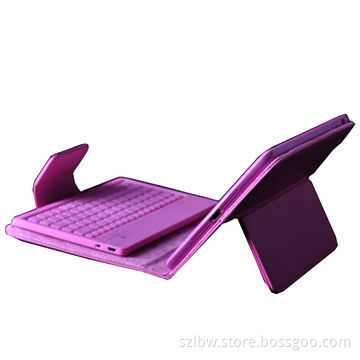 Leather tablet case with Bluetooth keyboard, universal size